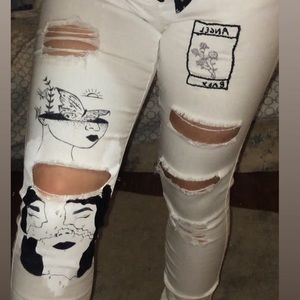 jeans from jcpenny. customized